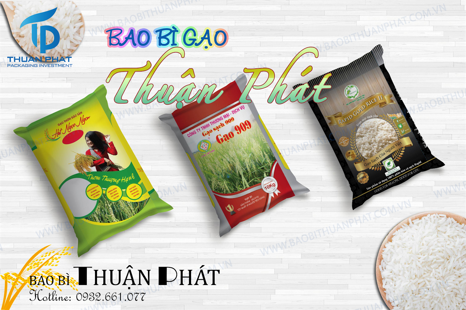 Bao bì gạo - Bao Bì Thuận Phát